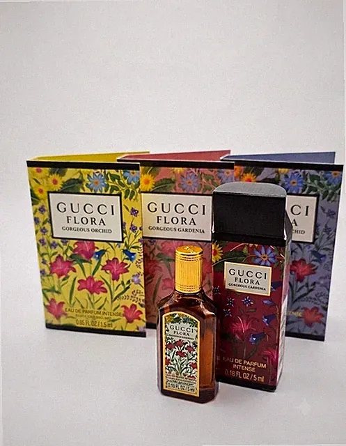 Gucci Flora Gorgeous Mini Set Damen Gardenia +Orchid+ Magnolia EDP 9.5 ml