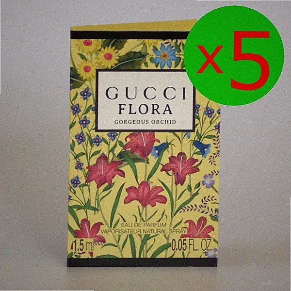 Gucci, Flora Gorgeous Orchid, EDP 7,5ml (5 x 1,5ml), Spray