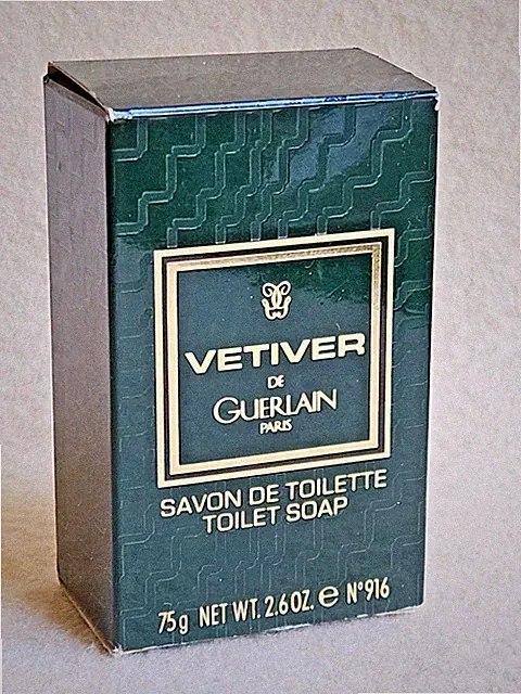 Guerlain Vetiver Seife 75g. Neue Vintage Pre Barcode Toilettenseife