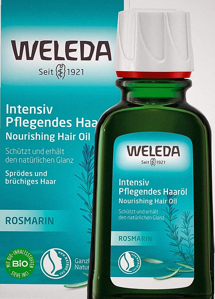 Haaröl WELEDA Bio Rosmarin 50ml vegan Naturkosmetik Haarkur Haarpflege