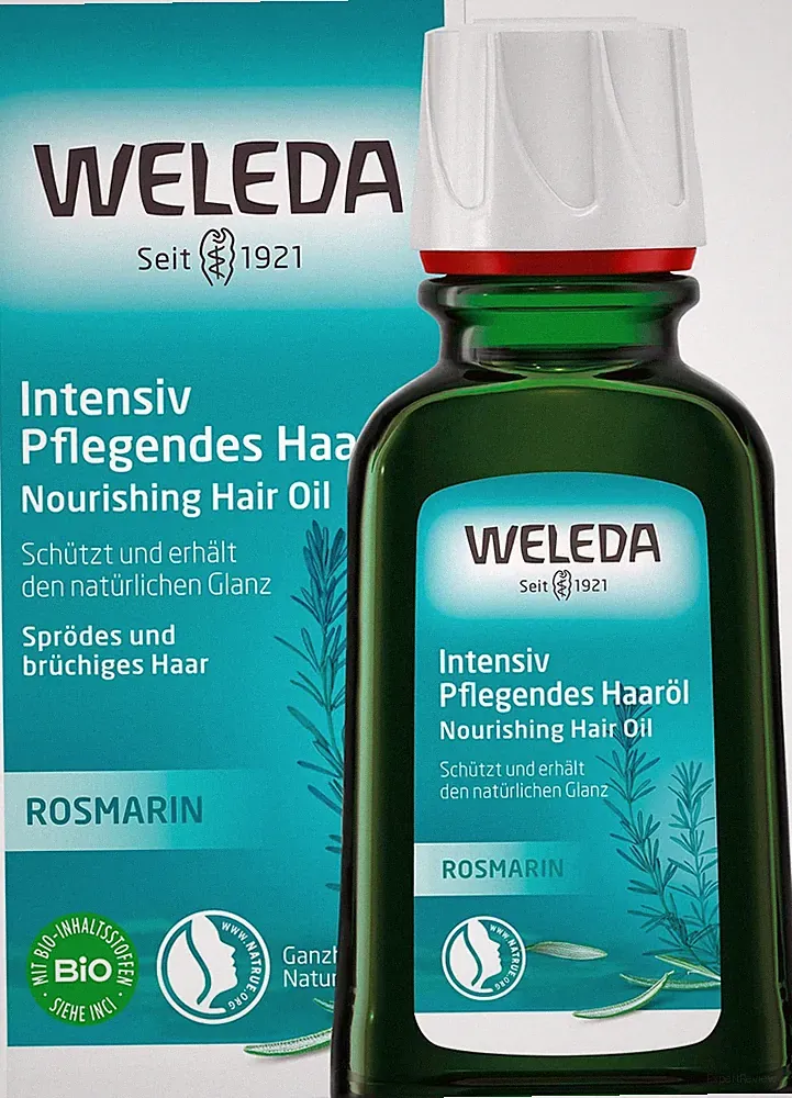 Haaröl WELEDA Bio Rosmarin 50ml vegan Naturkosmetik Haarkur Haarpflege