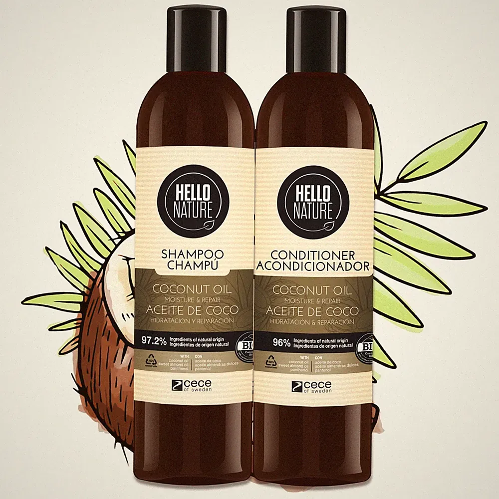 Haarpflege Set Haar Haarkur Shampoo Conditioner Kokosöl Naturkosmetik Bio Vegan