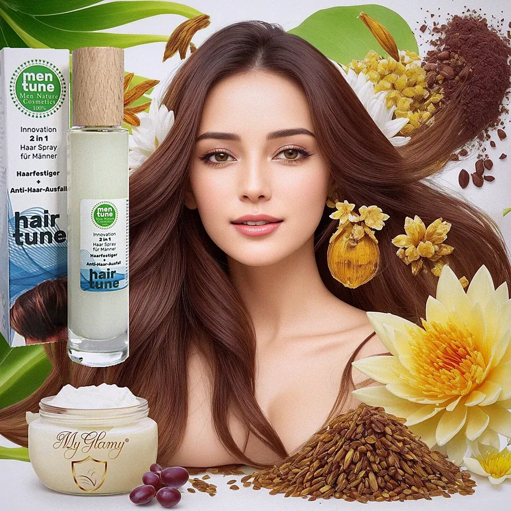 Haarwachstum Haarspray anti HaarAusfall + Wachstum + Duft Parfum Naturkosmetik