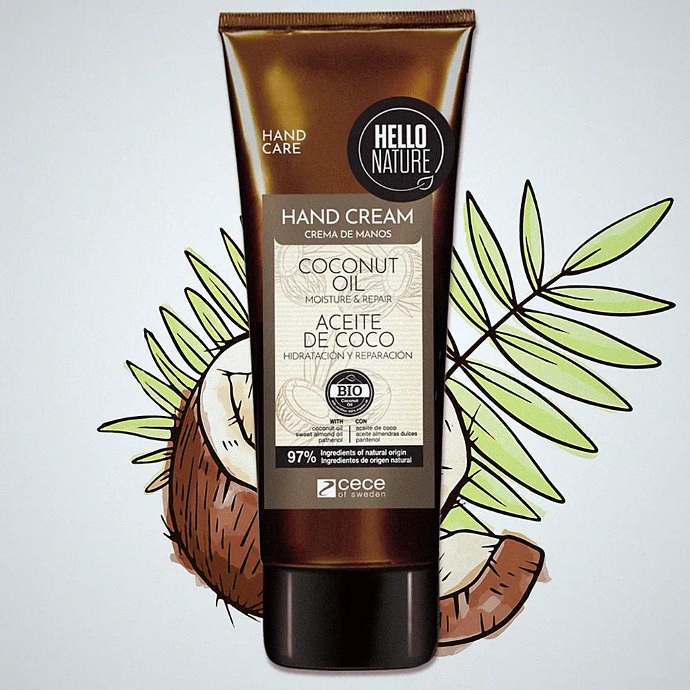Handcreme Handpflege Intense Reparatur mit Kokosnussöl BIO Vegan Rein Natürlich
