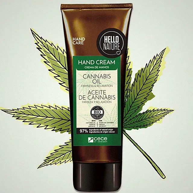 Handcreme Handpflegecreme Hautpflege mit Hanföl Feuchtigkeitsspendend Bio Vegan