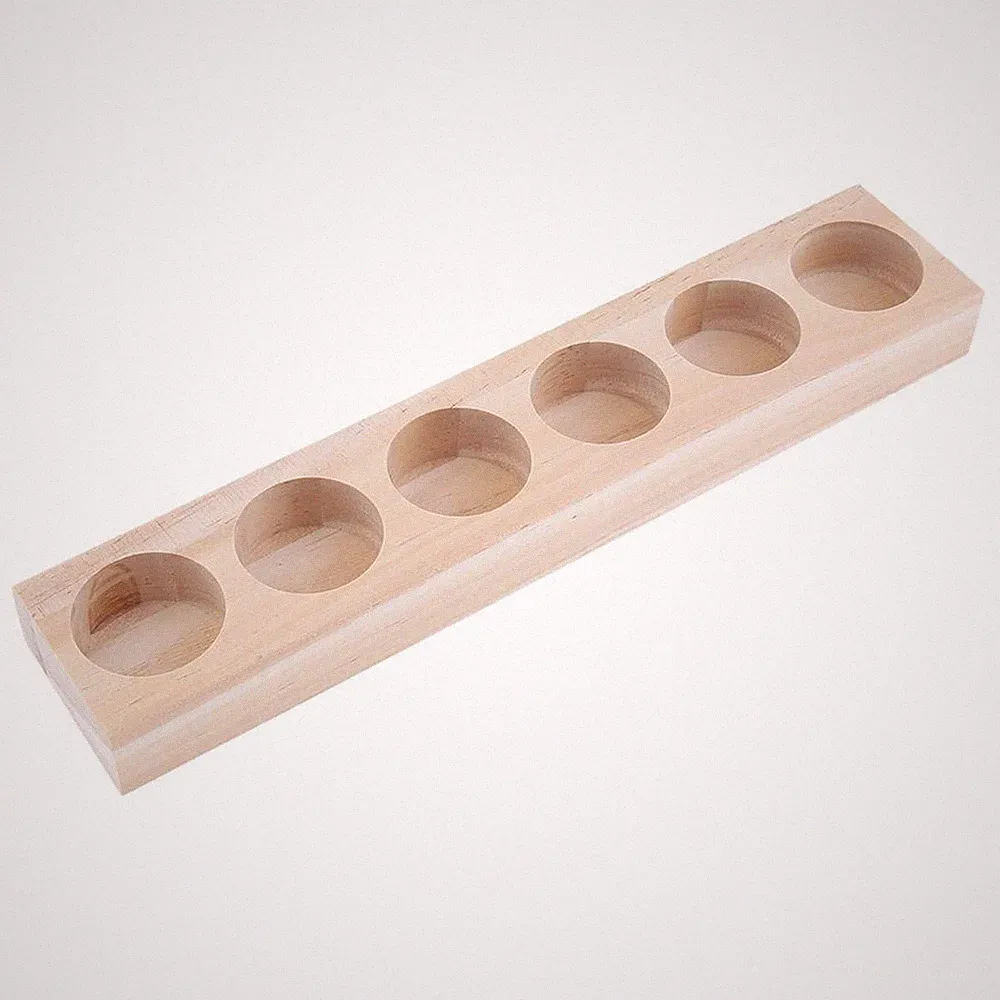 Handgefertigte Holz ätherische Öle Parfüm Display Organizer Regal