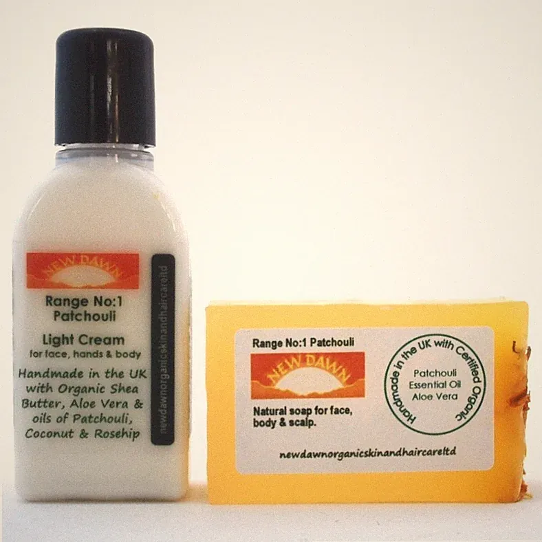 Hautausschlag, Dermatitis, juckende & wunde Haut Linderung - Bio Creme und Seife Probenpackung