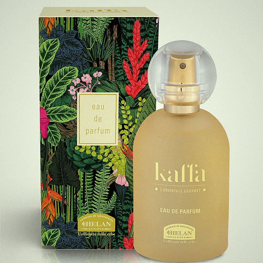Helan Kaffa Eau de Parfum 50 ml - Orientalischer Duft Gourmet Kaffee Vanille Bernstein