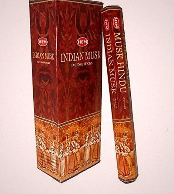 Hem Indian Hindu Moschus Warm Deep Spicy Räucherstäbchen Warm Duftstäbchen