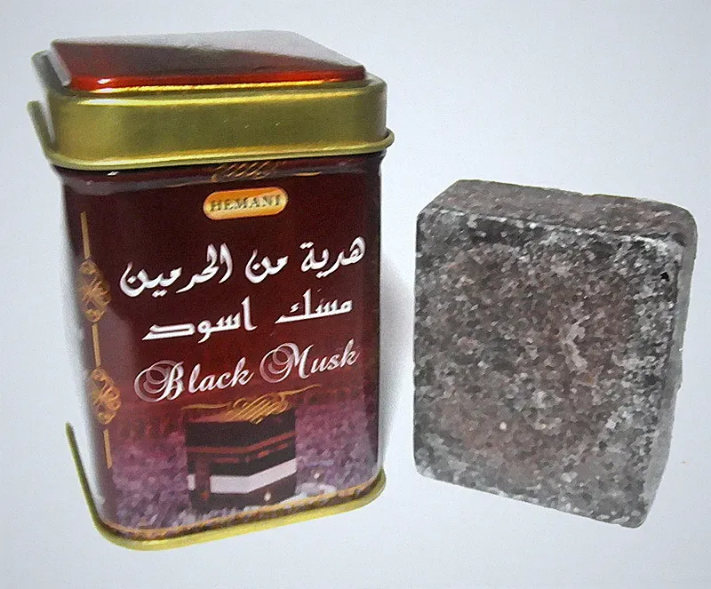 HEMANI Musk Jamid Schwarze Moschus Misk Duftstein Alkoholfrei *Arabische Parfüm*