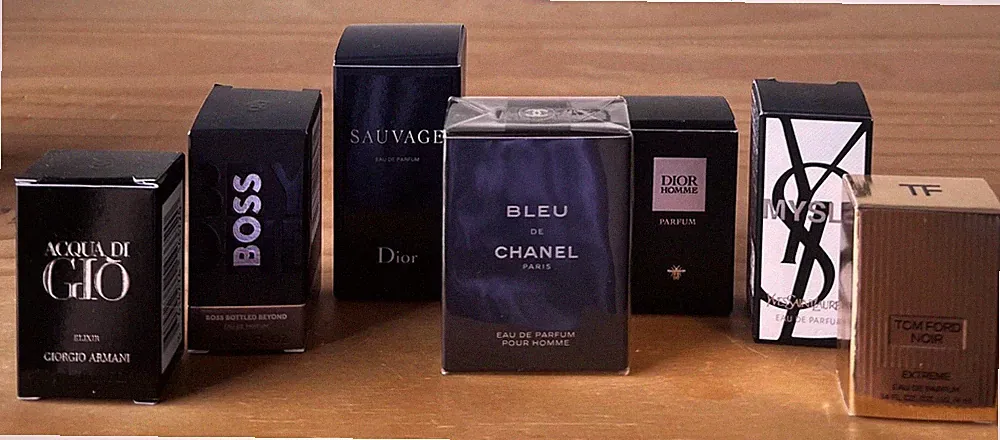 Herren Miniaturen Set 7 St. Dior Chanel usw neu