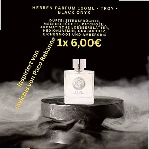 Herren Parfum 100ml - Troy - Black Onyx