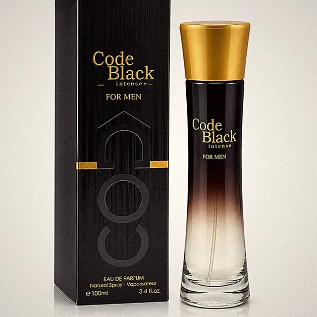 Herren Parfum Eau de Parfum 100ml Code Black Intense Herrenduft Spray Geschenk