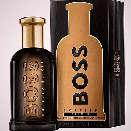 HUGO BOSS BOTTLED ELIXIR FOR MEN 100ML PARFUM INTENSE SPRAY BRANDNEU & VERSIE...