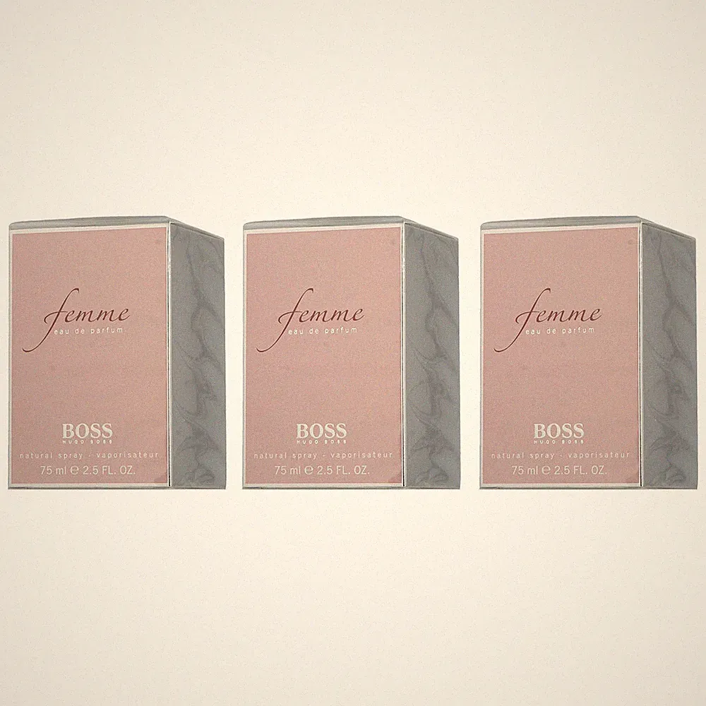 Hugo Boss Femme by Boss - EDP Eau de Parfum 75ml - 3x