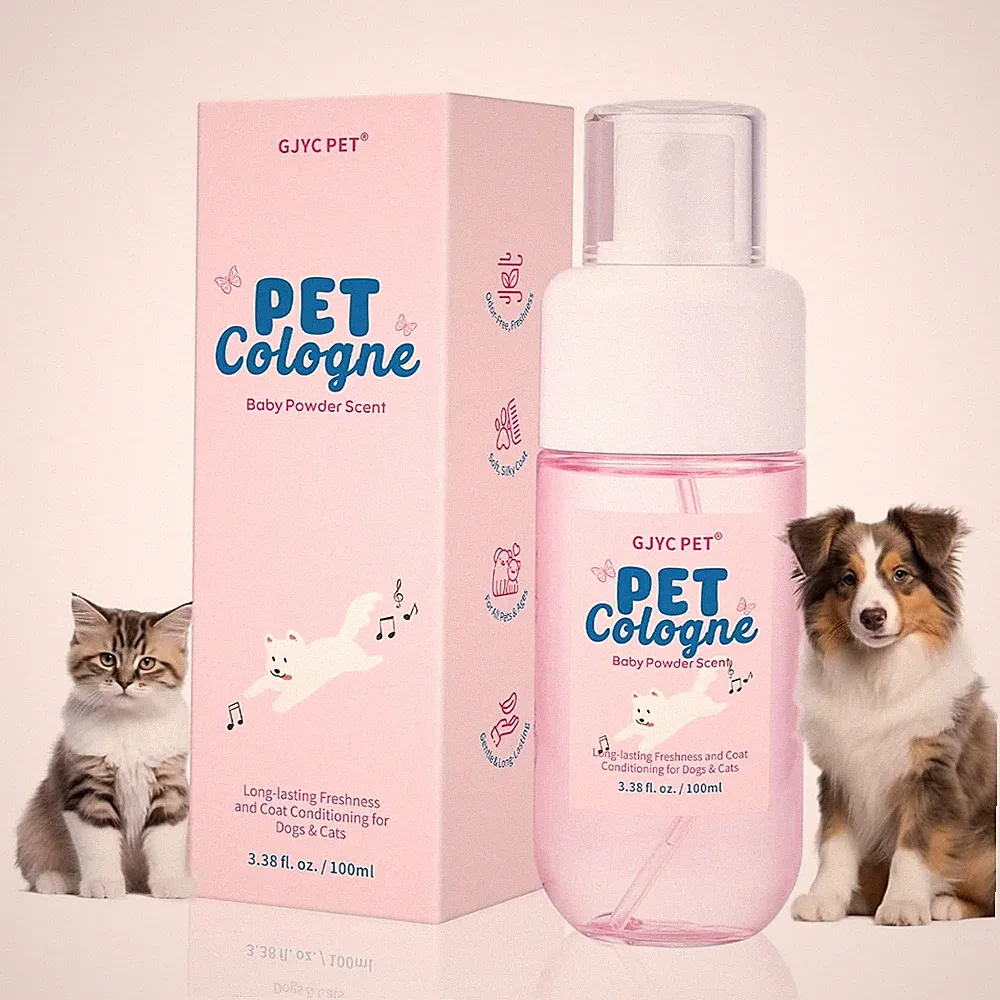 Hundeparfüm Spray Babypuder Duft, Parfum für Hunde und Katzen, Langzeit D