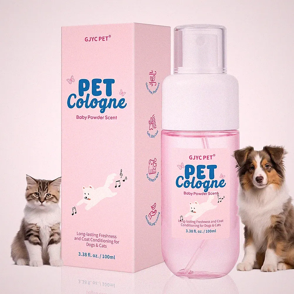 Hundeparfüm Spray Babypuder Duft Parfum für Hunde und Katzen Langzeit Deospra...