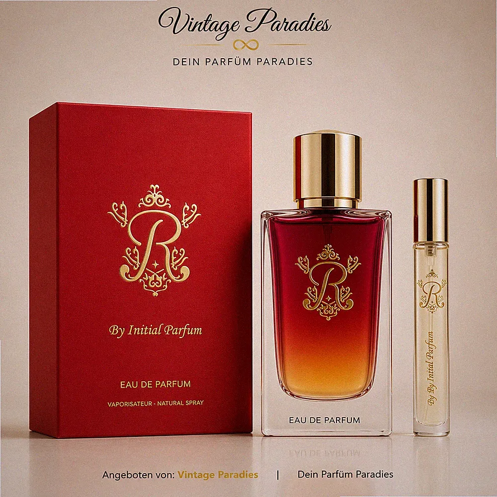 Initial Parfum R Eau de Parfum Set 100ml + 10ml Damen Parfüm Kirschduft Luxus