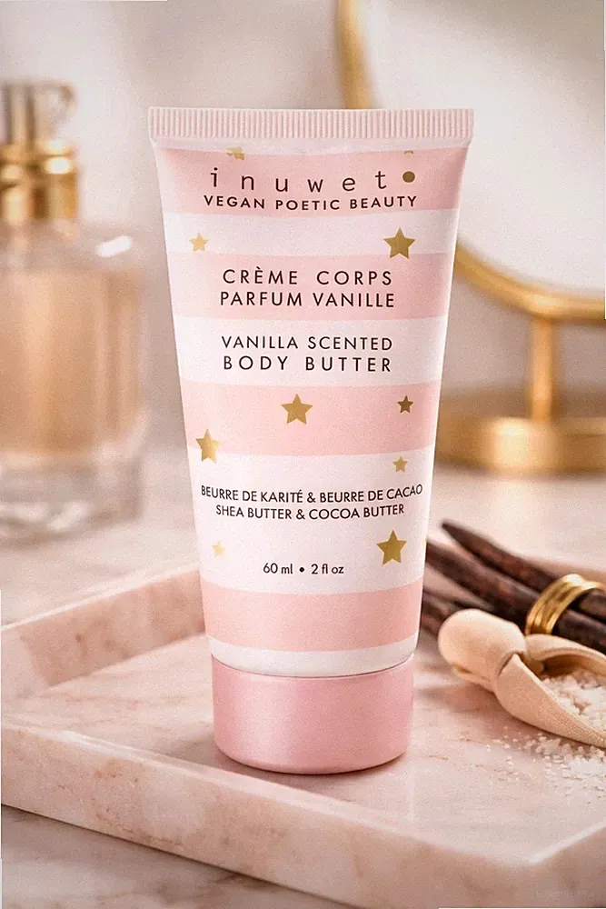 Inuwet Creme Körper Parfum Vanille 60 ml Bodybutter Vegan Shea Cocoa Butter NEU