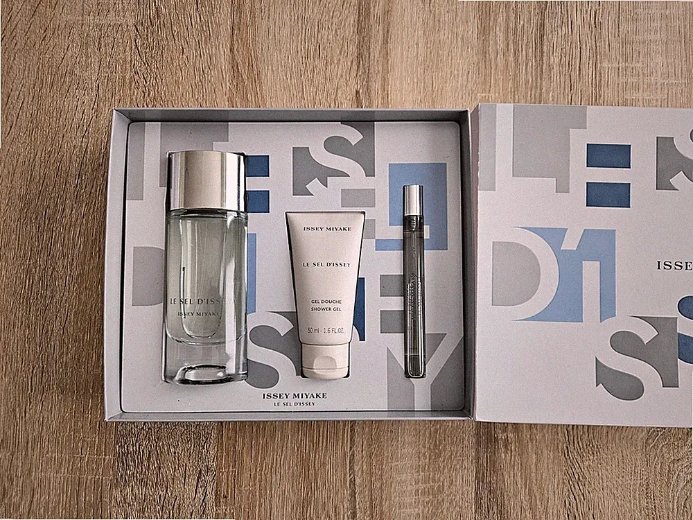 Issey Miyake Le Sel D'Issey Set EDT 100 ml + Duschgel 50 ml + 10 ml