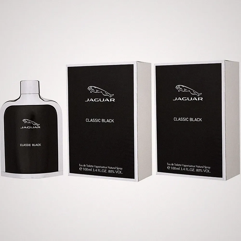 Jaguar Classic Black 2 x 100 ml Eau de Toilette EDT Set Herrenparfum