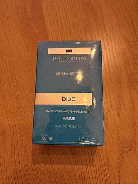 Jaques Battini Crystal Edition Blue Homme Eau de Toilette 50ml NEU OVP Herren