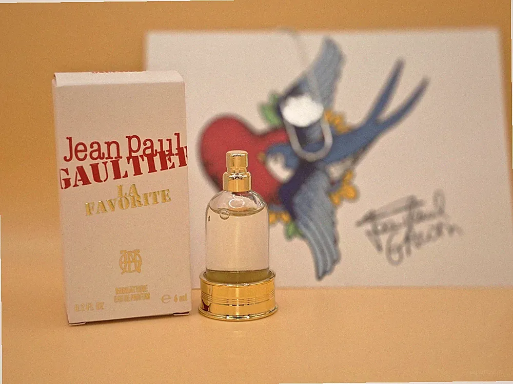Jean Paul Gaultier ✨️ La Favorite 6ml Miniatur Eau De Parfum Neu Mit Postkarte