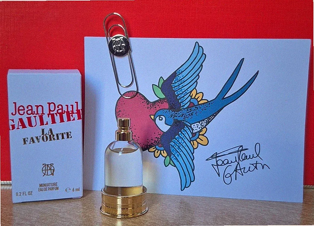 Jean Paul Gaultier 🌺 LA FAVORITE 🌺 Miniature EdP 6 ml mit Postkarte - neu