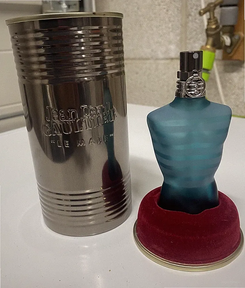 Jean Paul Gaultier le Male EDT 40ml Leerflasche + Dose Top Zustand