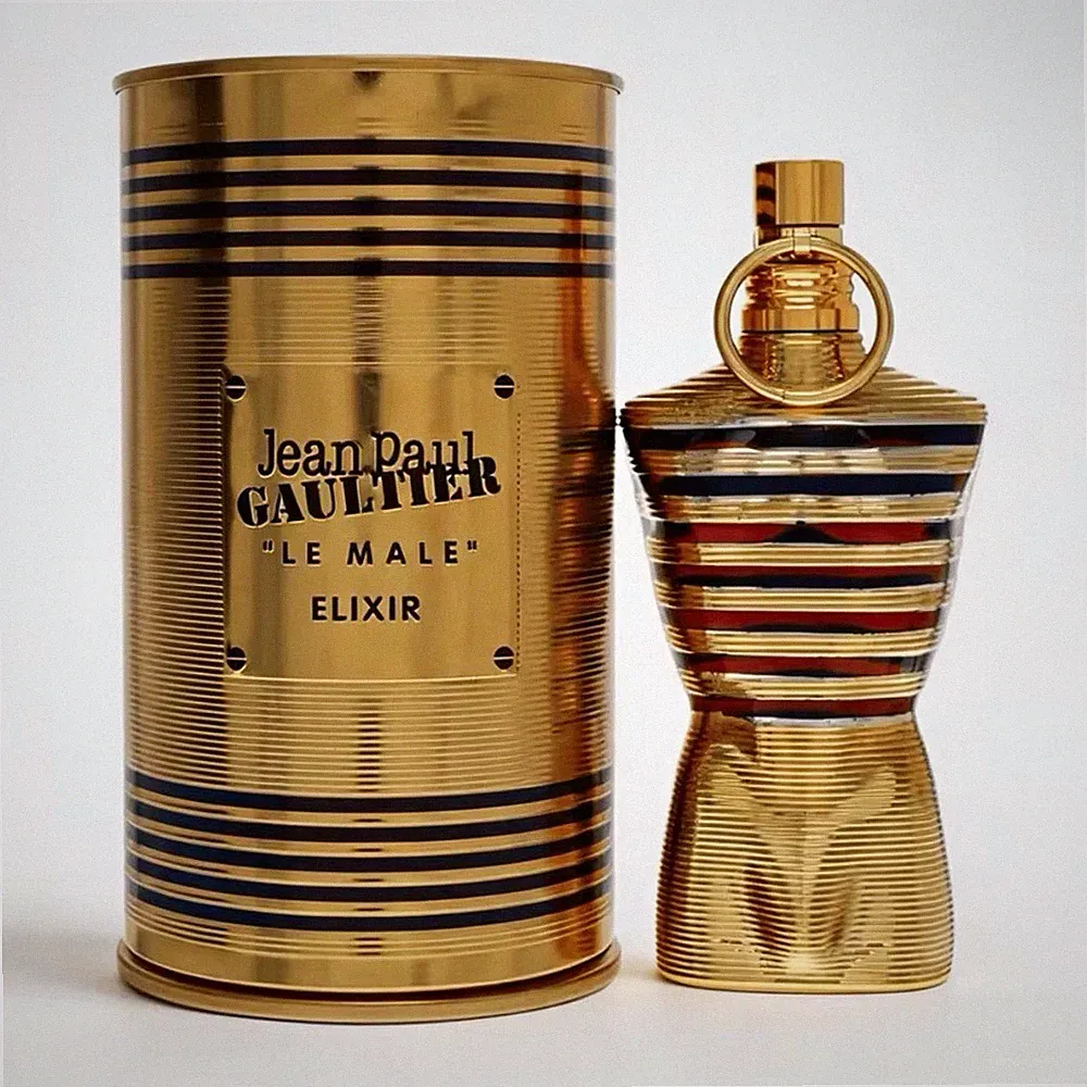Jean Paul Gaultier Le Male Elixir Parfum Flakon mit Dose/Verpackung