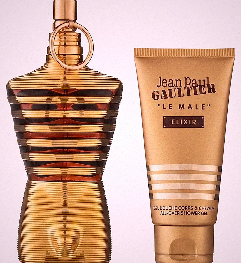 Jean Paul Gaultier Le Male Elixir Parfum Set 125 ml + 75 ml Duschgel OVP NEU
