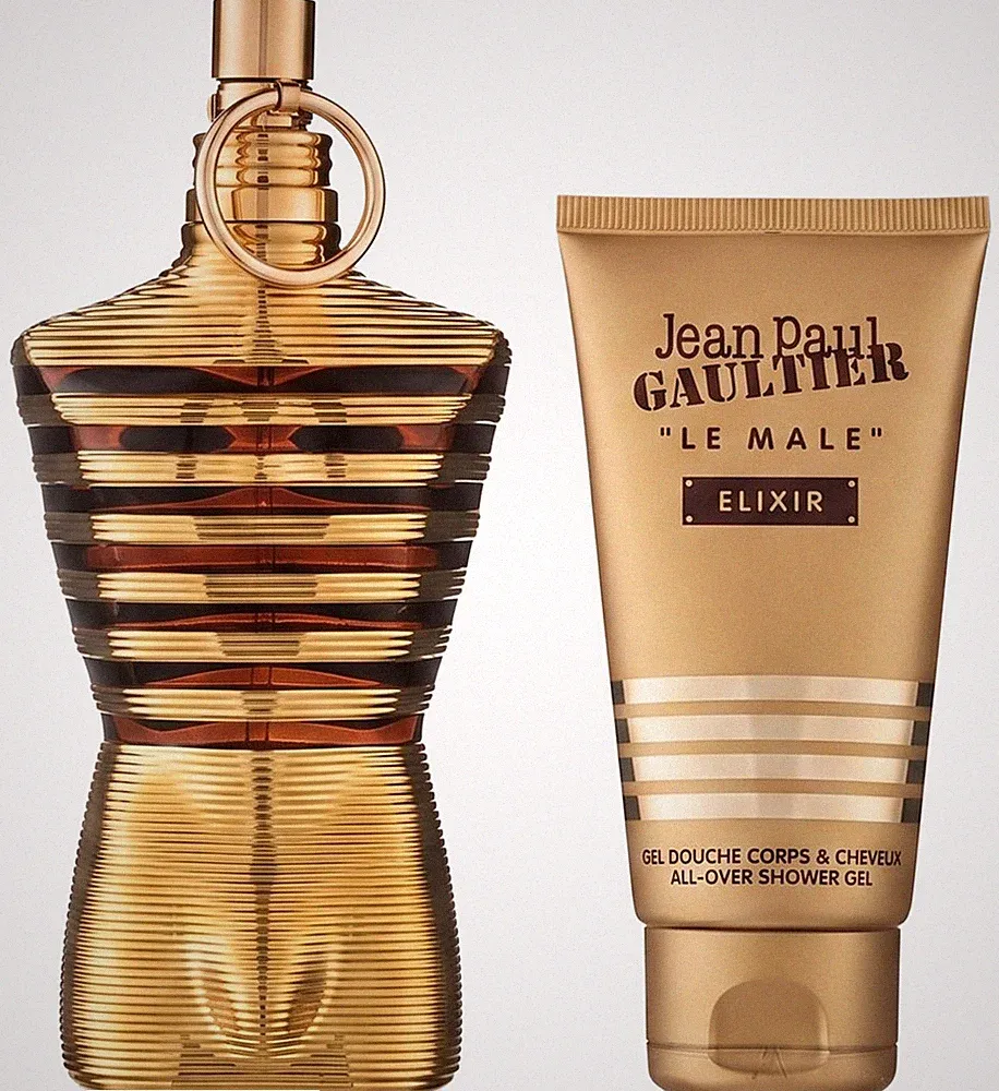 Jean Paul Gaultier Le Male Elixir Parfum Set 125 ml + 75 ml Duschgel OVP NEU