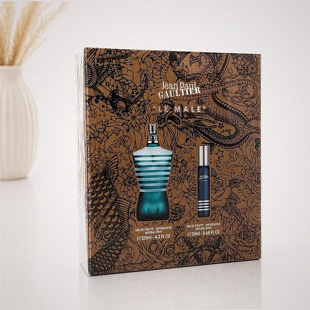 Jean Paul Gaultier Le Male Set 125ml + 20ml EDT Herren Parfum Neu Geschenkset