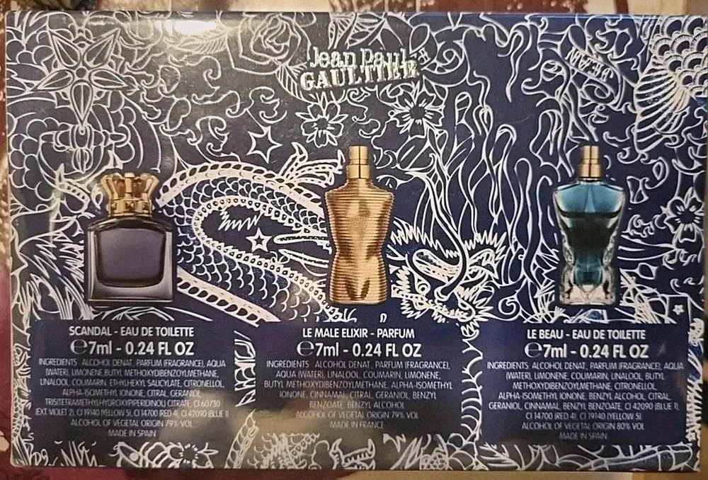 Jean Paul Gaultier Miniatur-Set Eau de Parfum Scandal Le Male Elixier Le Beau