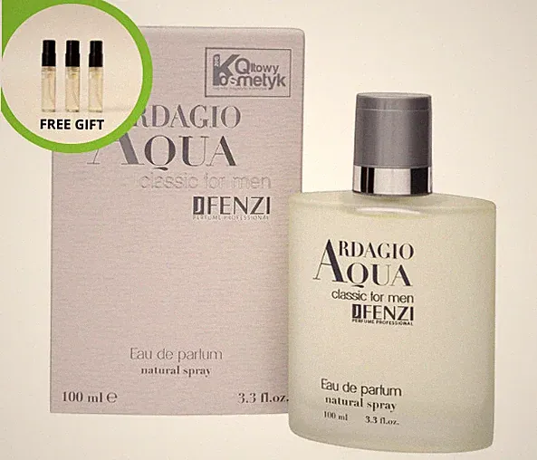 Jfenzi Ardagio Aqua Men EDP 100ml Eau de Parfum für Herren + 3 Proben gratis