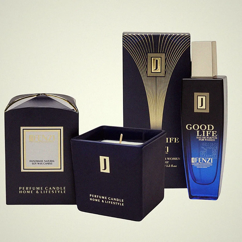 JFenzi Good Life Set – Duftkerze 200g + Eau de Parfum 100ml