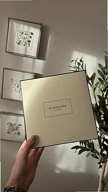 Jo Malone Schwarz Creme Beige Geschenkbox Kerze Parfum Medium Seidenpapier