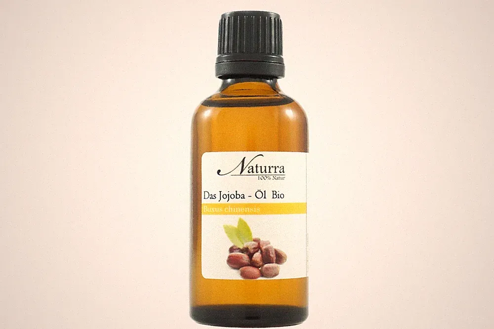 Jojobaöl Bio kaltgepresst unraffiniert 50ml Glas Naturra Premium Naturkosmetik
