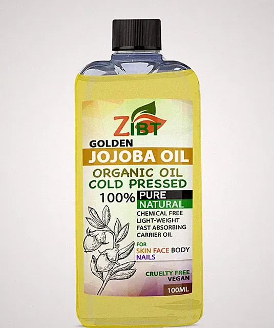 Jojobaöl Golden Zertifiziert Bio 100% Rein Unraffiniert Kaltgepresst 100ml UK