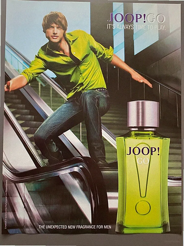 Joop! Go New Fragrance For Men Parfum Original 2007 Vintage Ad Werbung Reklame