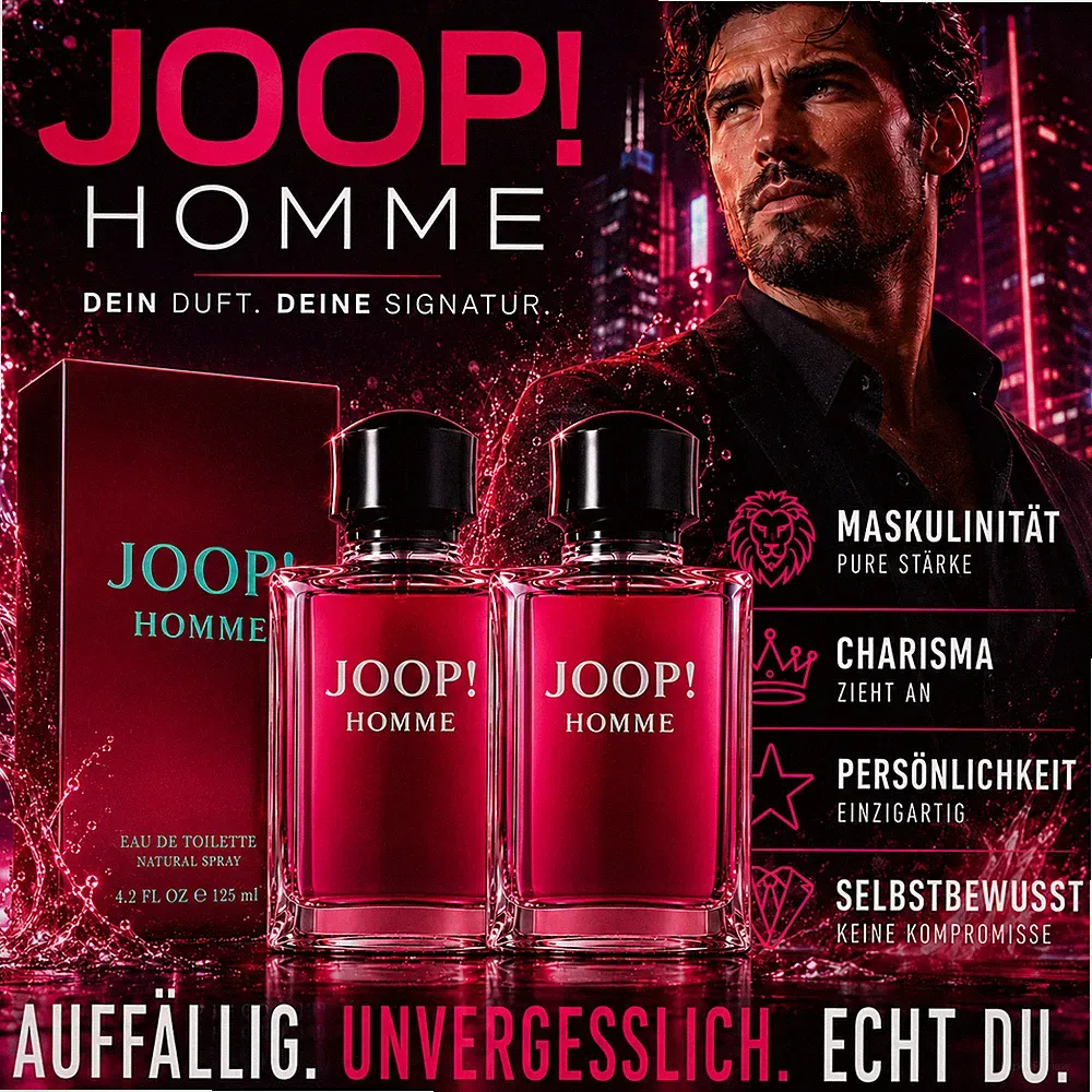 JOOP! Homme Eau de Toilette 250ml Herren Parfüm Nur Hier Original Blitzversand !