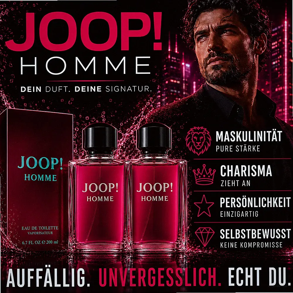 JOOP! Homme Eau de Toilette 400ml Herren Parfüm Nur Hier Original Blitzversand !