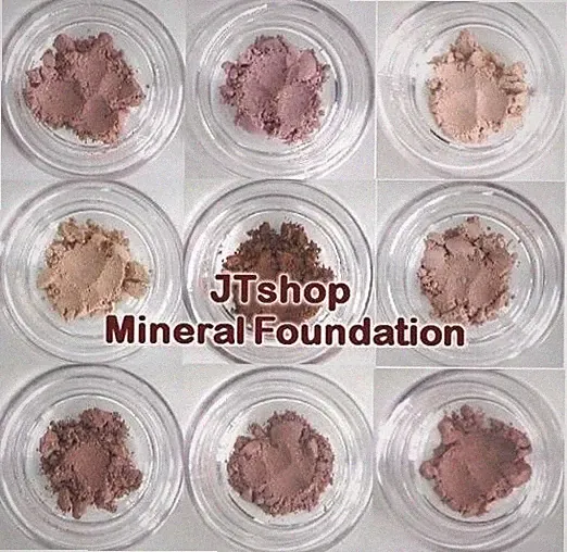 JTshop Superior Mineral Foundation 5 IN 1 ALL NATURAL Veganer Make-up Puder