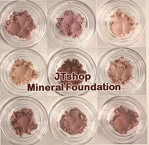 JTshop Superior Mineral Foundation BULK REFILL 5 IN 1 ALL NATURAL Vegan Powder