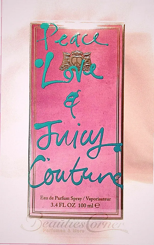 Juicy Couture - Peace, Love & Juicy - 100 ml EDP - Originalverpackt in Folie