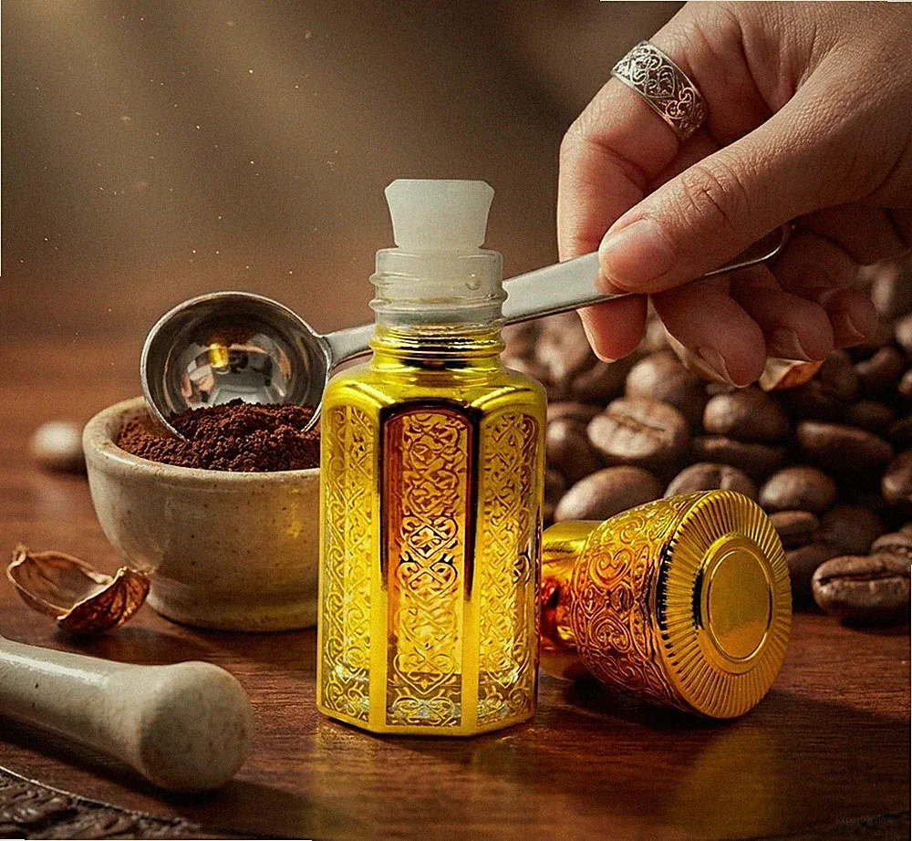 Kaffeeöl Attar Parfum 12ml - Reichhaltiger, warmer & langanhaltender Kaffeeduft