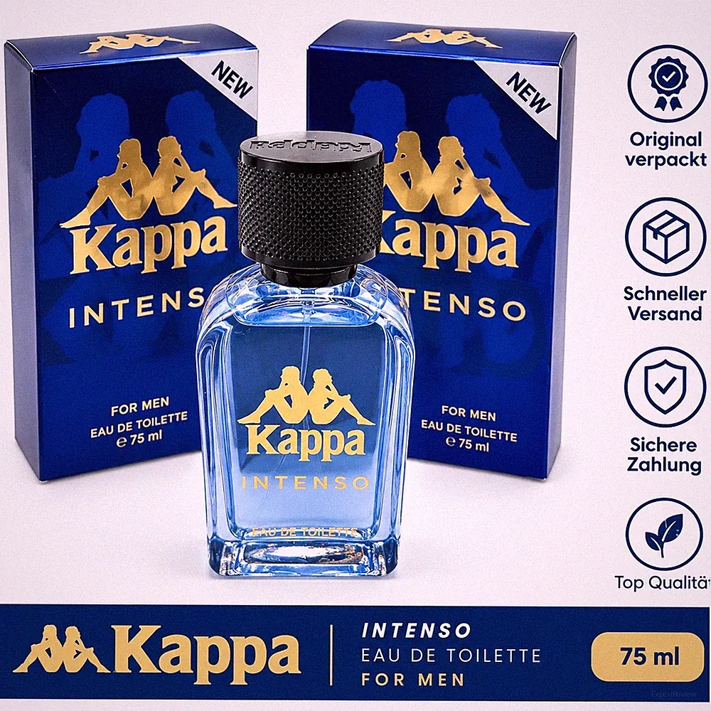 Kappa Intenso Eau de Toilette 75 ml Herren Duft Parfum Neu OVP Aromatisch Frisch