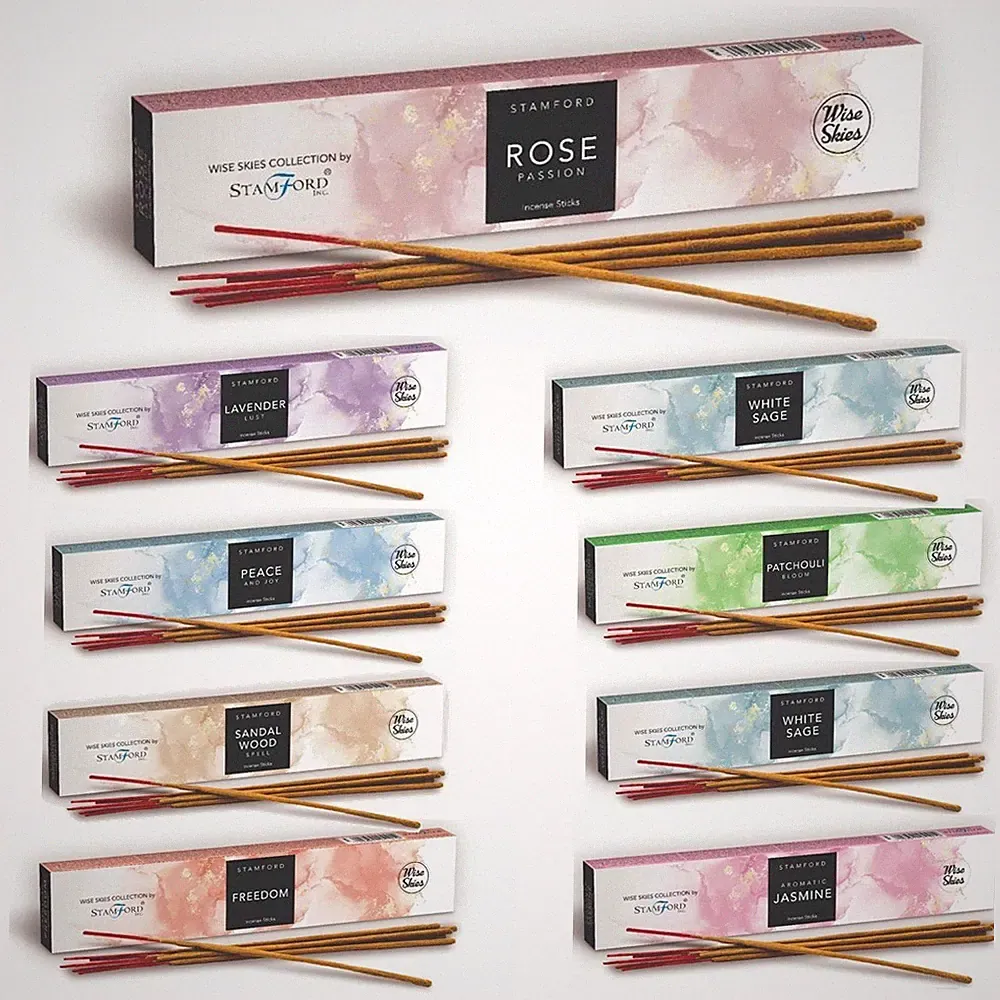 KAUFEN SIE 2 ERHALTEN SIE 1 GRATIS - Wise Skies Räucherstäbchen Raumduft Düfte Joss Vegan