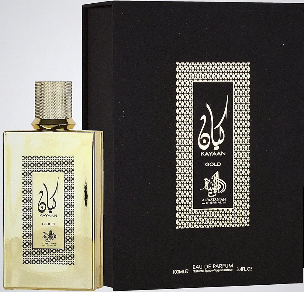 Kayaan Gold Luxuriöses Herrenparfum, Eau de Parfum, 100 ml, langanhaltender u...