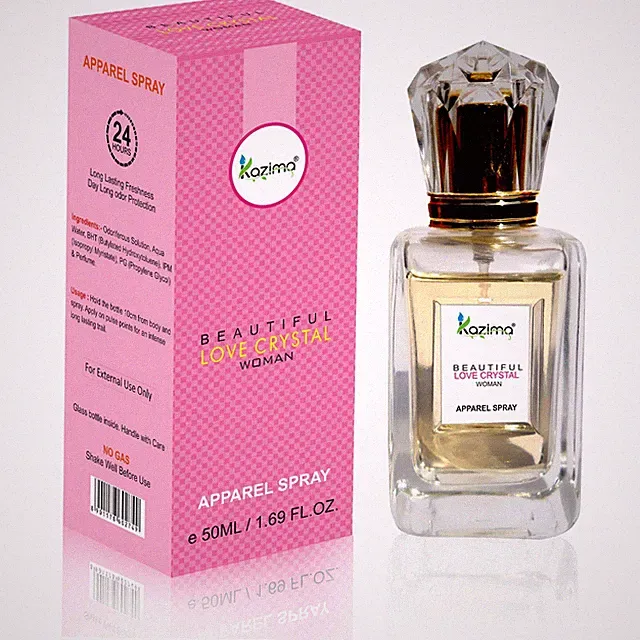 Kazima Love Crystal Spray Parfum für langanhaltenden Duft 50ml